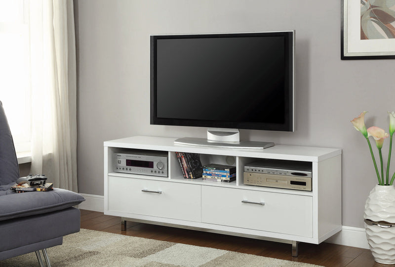 Shivam - White - TV Console - Ornate Home