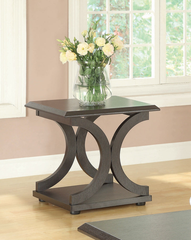 Roxie - Cappuccino - End Table - Ornate Home