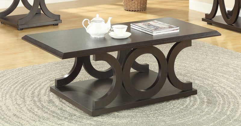 Roxie - Cappuccino - Coffee Table - Ornate Home