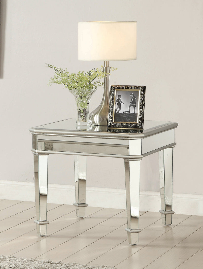 Cassandra Silver End Table