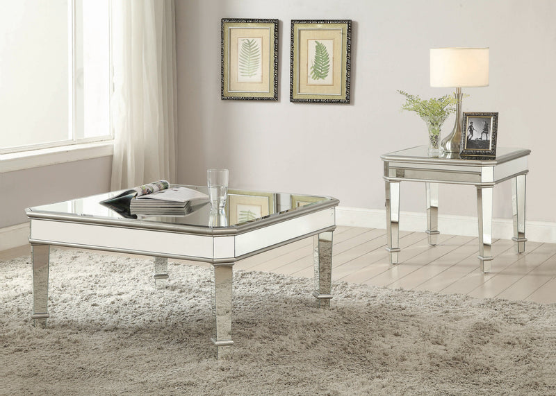 Cassandra Silver End Table