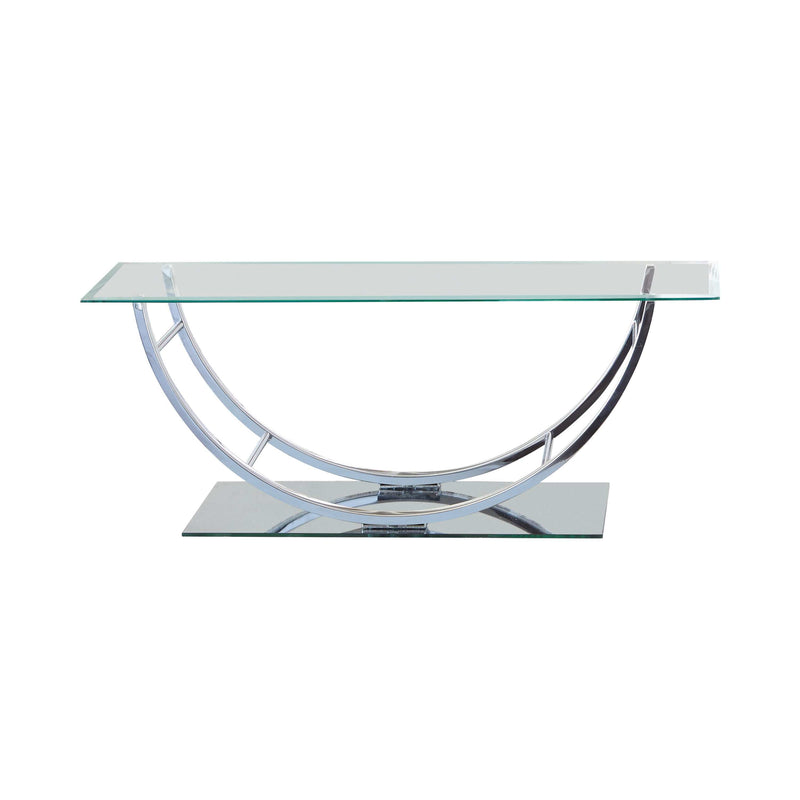 Alfie - Chrome - U Shaped Coffee Table - Ornate Home