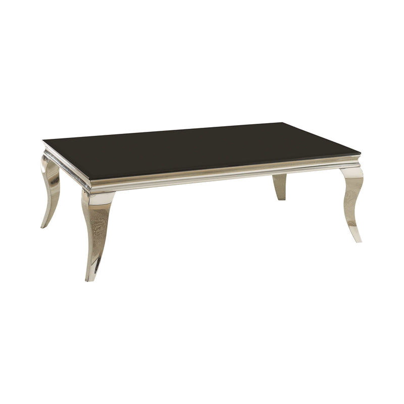 Abildgaard - Chrome & Black - Coffee Table - Ornate Home