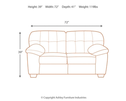 Accrington Stationary Loveseat