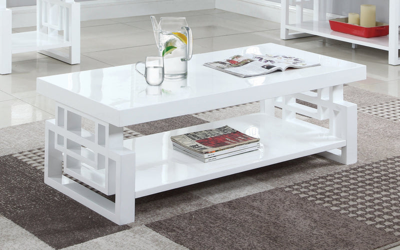 Schmitt High Glossy White Coffee Table