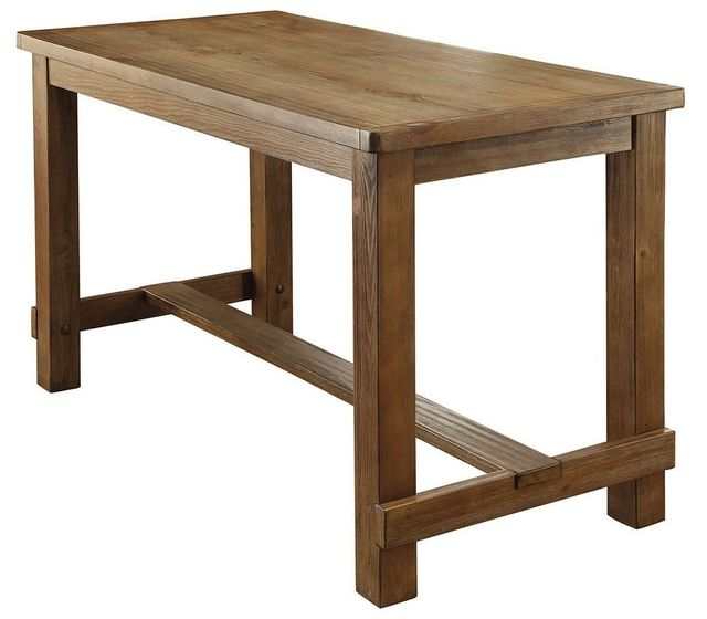 Sania - Rustic Oak - Bar Table - Ornate Home