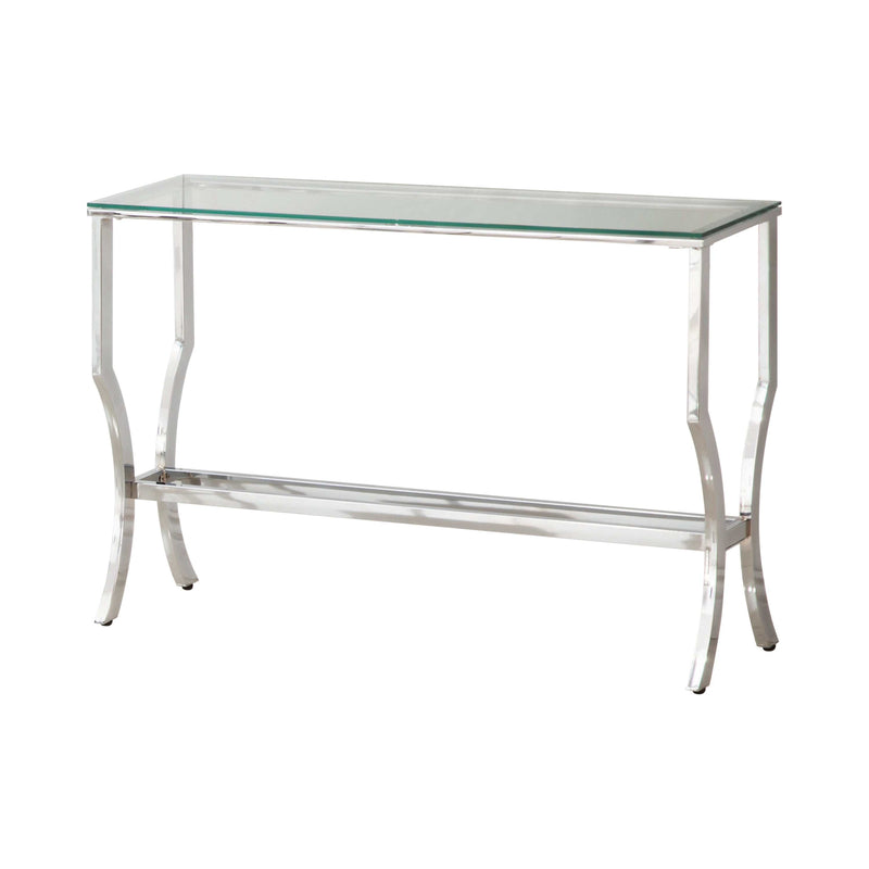 Benas - Chrome - Sofa Table - Ornate Home