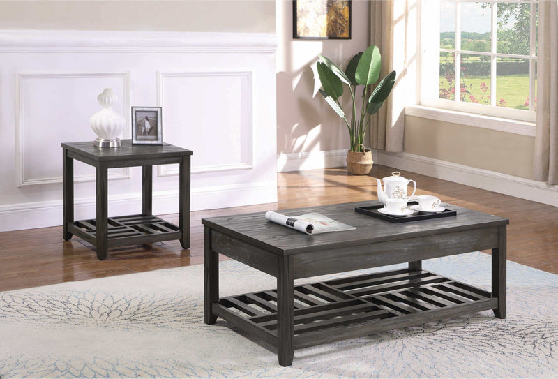 Neriah - Grey - End Table - Ornate Home