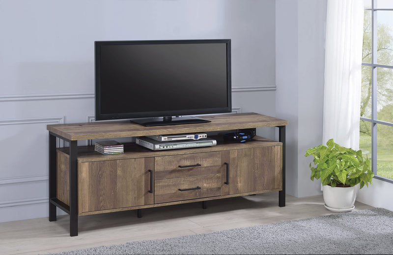 Draven - Rustic Oak - 59" Tv Console - Ornate Home