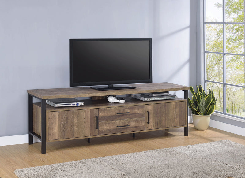 Draven - Rustic Oak - 71" Tv Console - Ornate Home