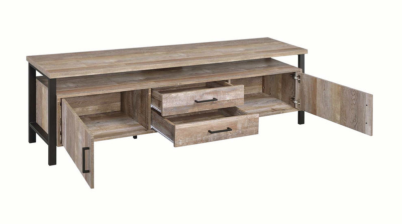 Jada - Weathered Oak - 71" Tv Console - Ornate Home