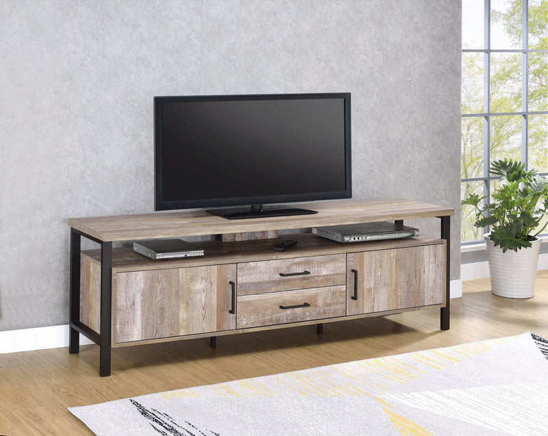 Jada - Weathered Oak - 71" Tv Console - Ornate Home