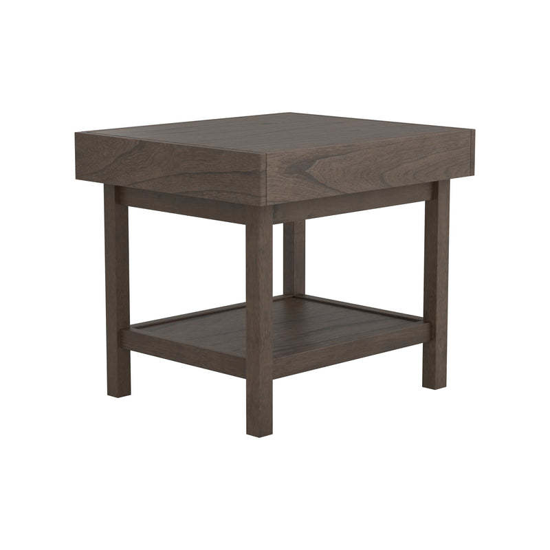 Jake - Wheat Brown - End Table w/ Hidden Storage - Ornate Home