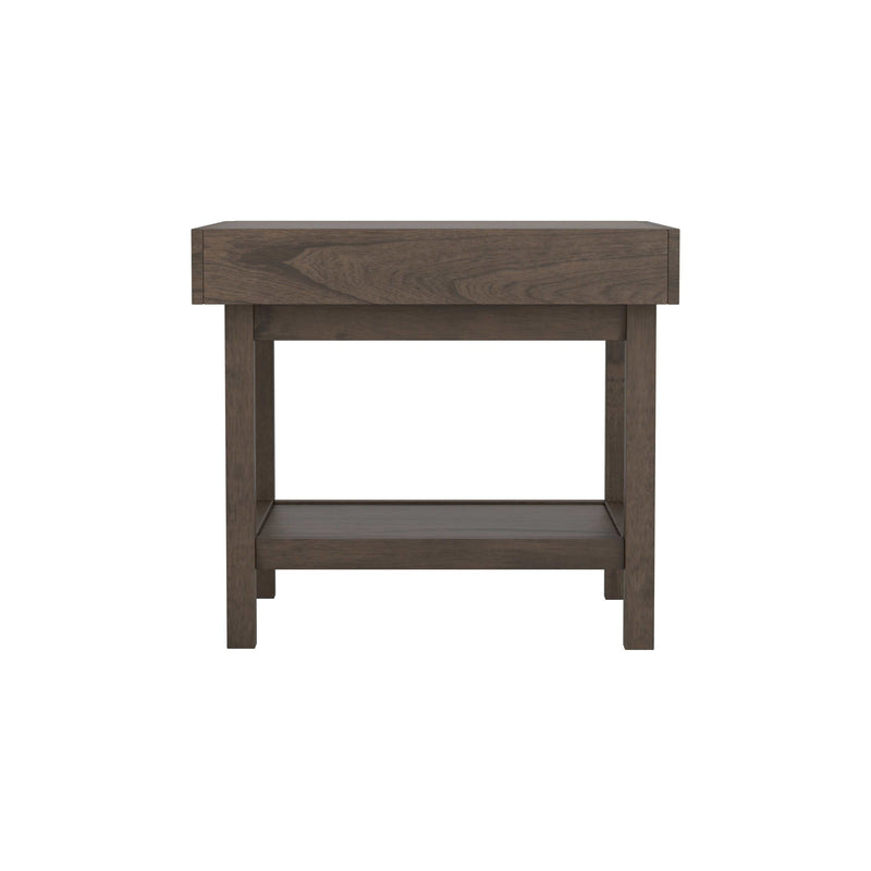 Jake - Wheat Brown - End Table w/ Hidden Storage - Ornate Home