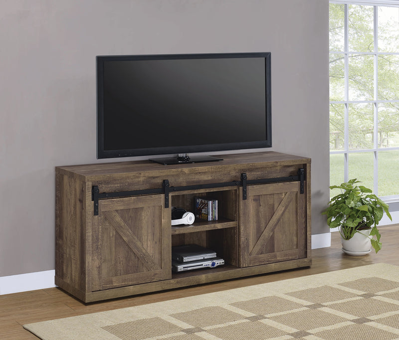 Irra - Rustic Oak - 59" Tv Console - Ornate Home