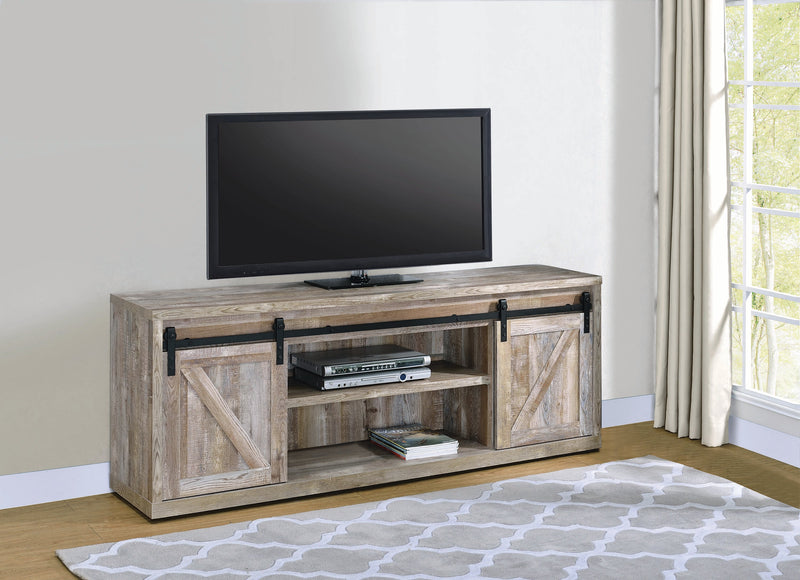 Irra - Weathered Oak - 71" Tv Console - Ornate Home