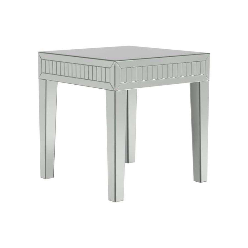 Whitfield - Silver - Square End Table - Ornate Home