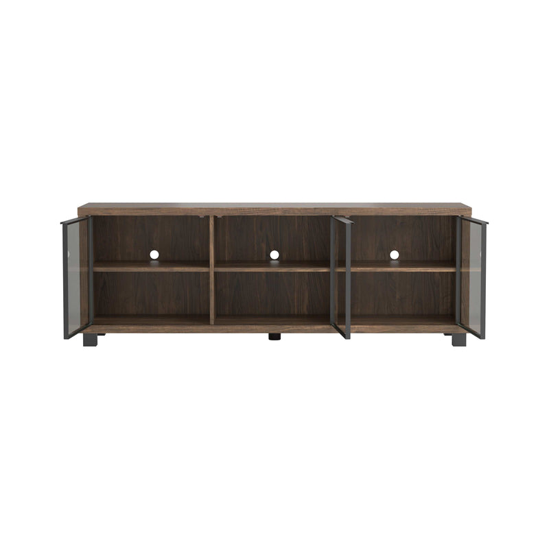 Liyah - Aged Walnut - 59" Tv Console - Ornate Home