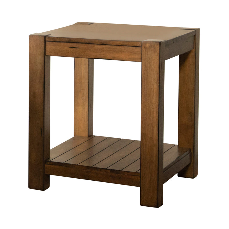 Rufus - Rustic Brown - End Table - Ornate Home