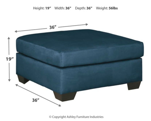 Darcy Oversized Accent Ottoman