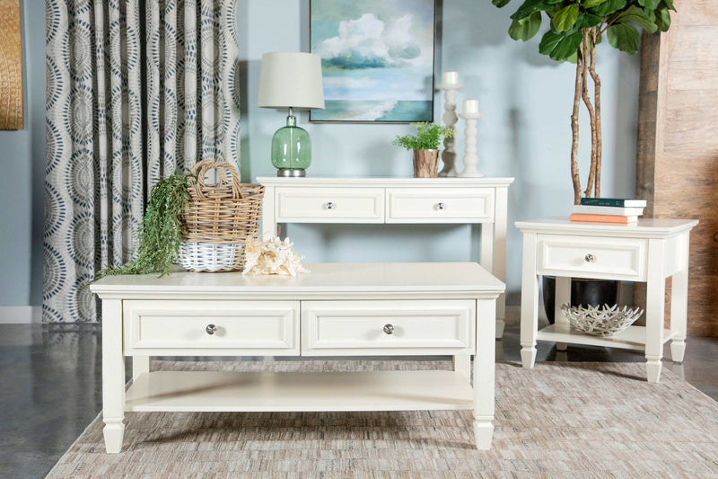 Mikaela - Buttermilk - Sofa Table - Ornate Home