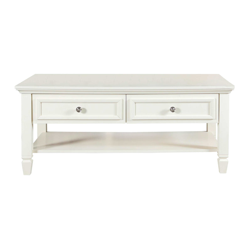 Mikaela - Buttermilk - 2 Drawer Coffee Table - Ornate Home