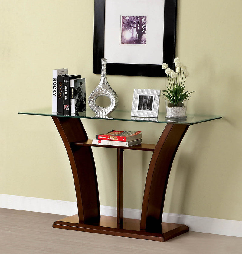 Manhattan Brown Cherry Sofa Table