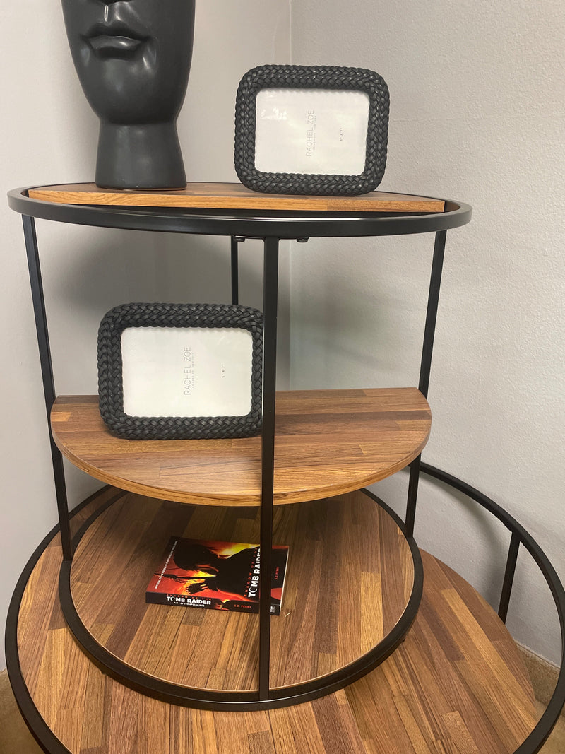 Orrin Black & Walnut End Table