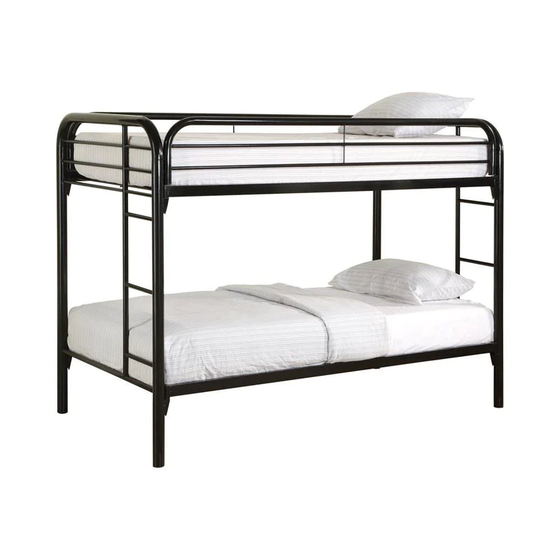 Morgan - Black - Full over Full Bunk Bed - Ornate Home