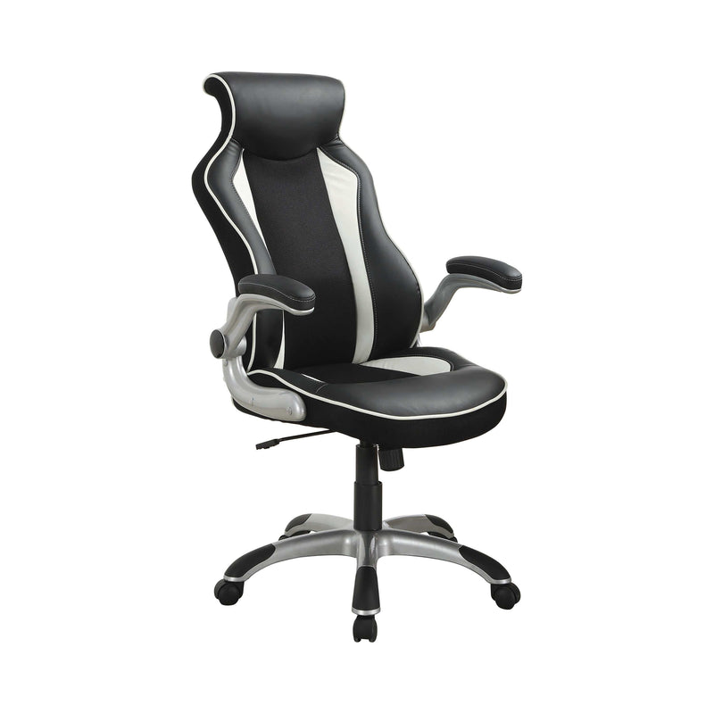 Blos - Black & White - Office Chair - Ornate Home