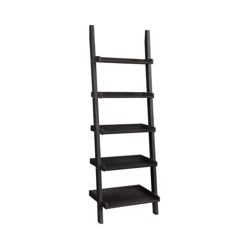 Bower Cappuccino 5 Shelf Ladder Bookcase