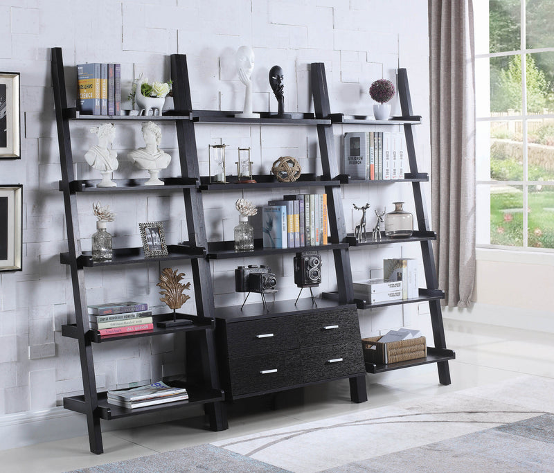 Bower Cappuccino 5 Shelf Ladder Bookcase