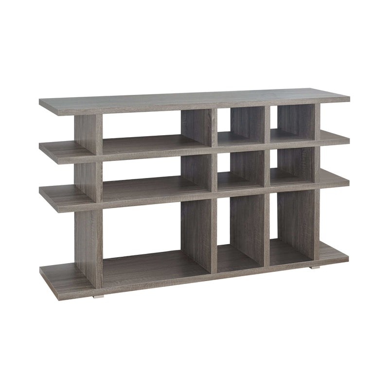 Santos - Weathered Grey - 3 Tier Bookcase - Ornate Home