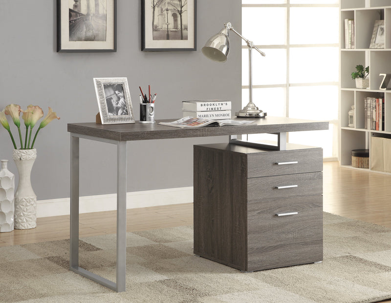 Brennan -  Weathered Grey - Writing Desk - Ornate Home