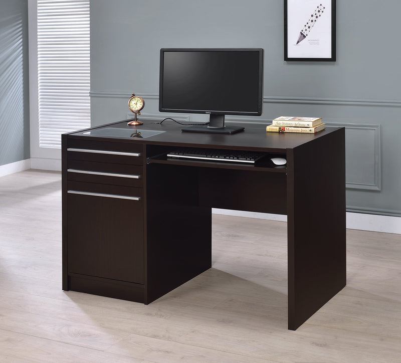 Halston - Cappuccino - Office Desk - Ornate Home