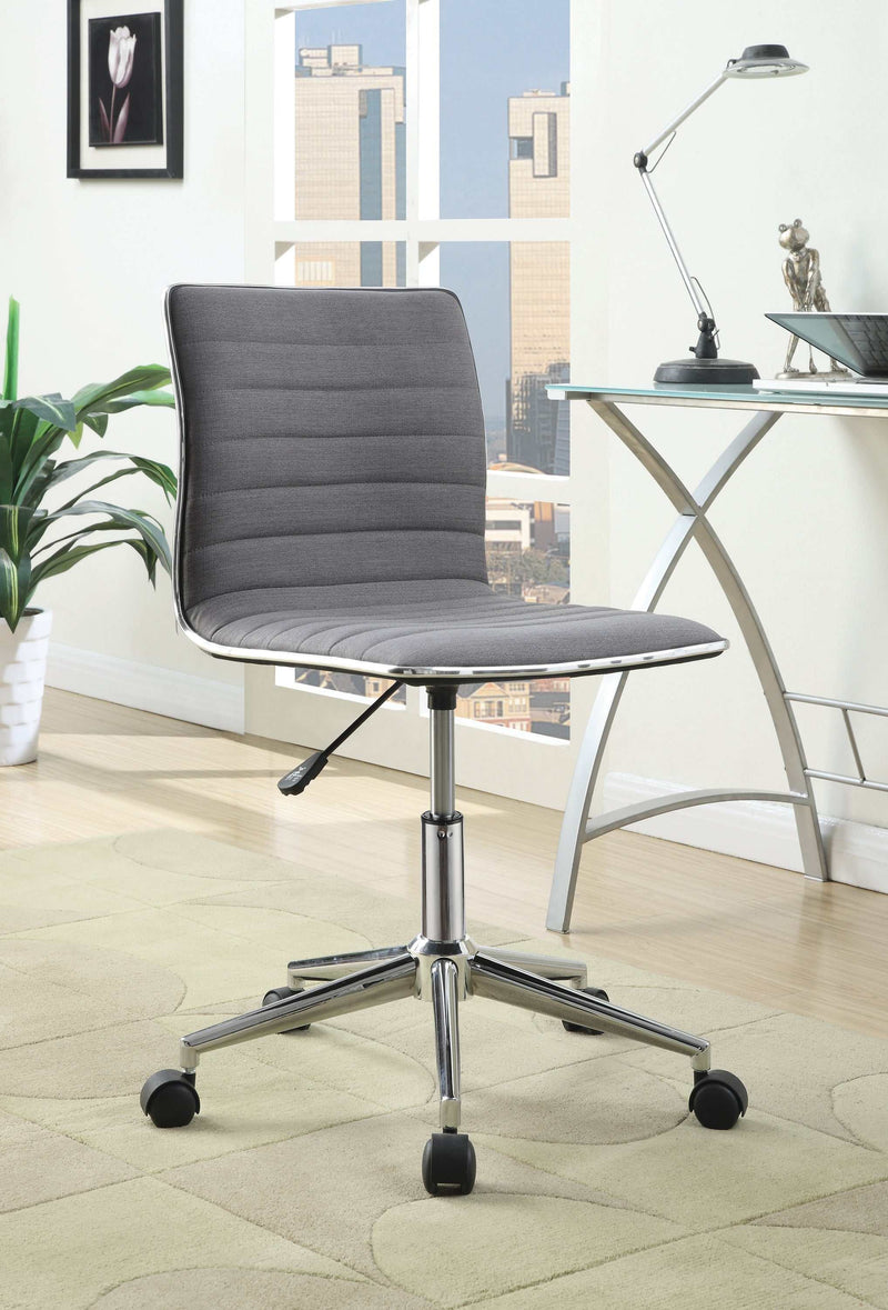 Torin - Chrome - Home Office Chair - Ornate Home