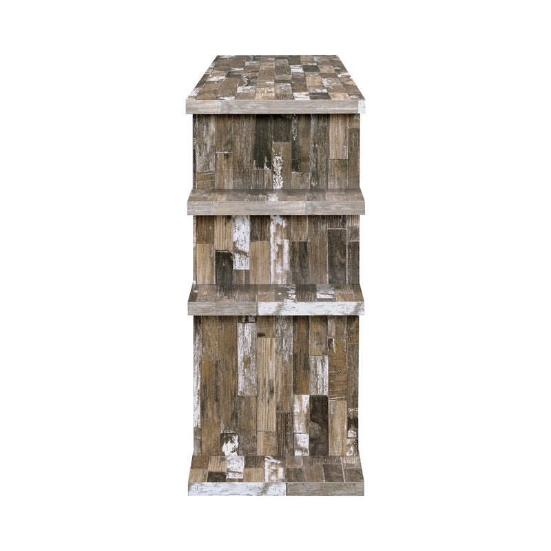 Santos - Salvaged Cabin - 3 Tier Open Bookcase - Ornate Home