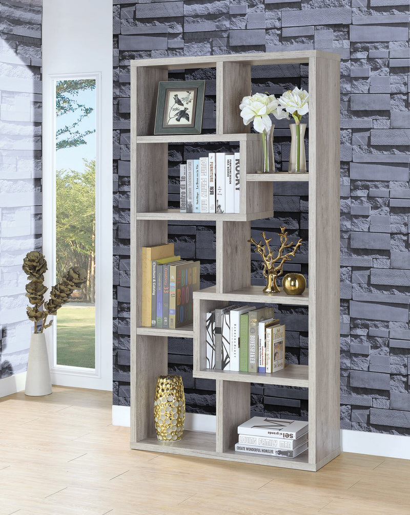 Theo - Grey Driftwood - Bookcase - Ornate Home