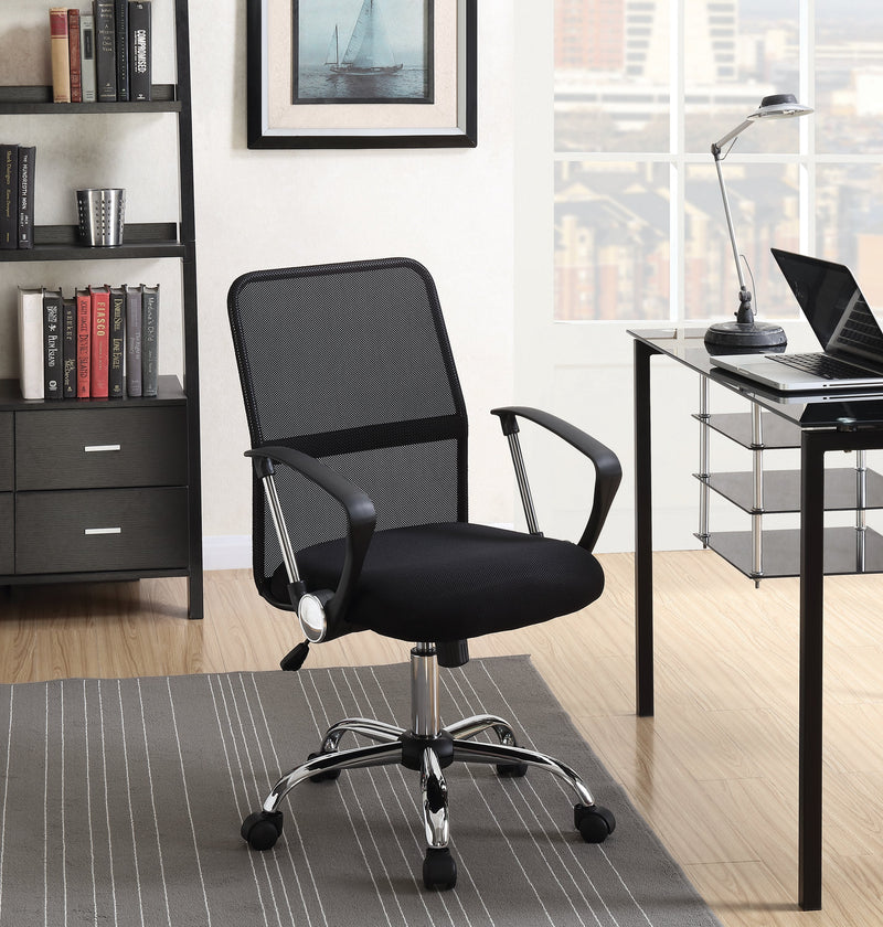 Jace - Black - Mesh Back Office Chair - Ornate Home