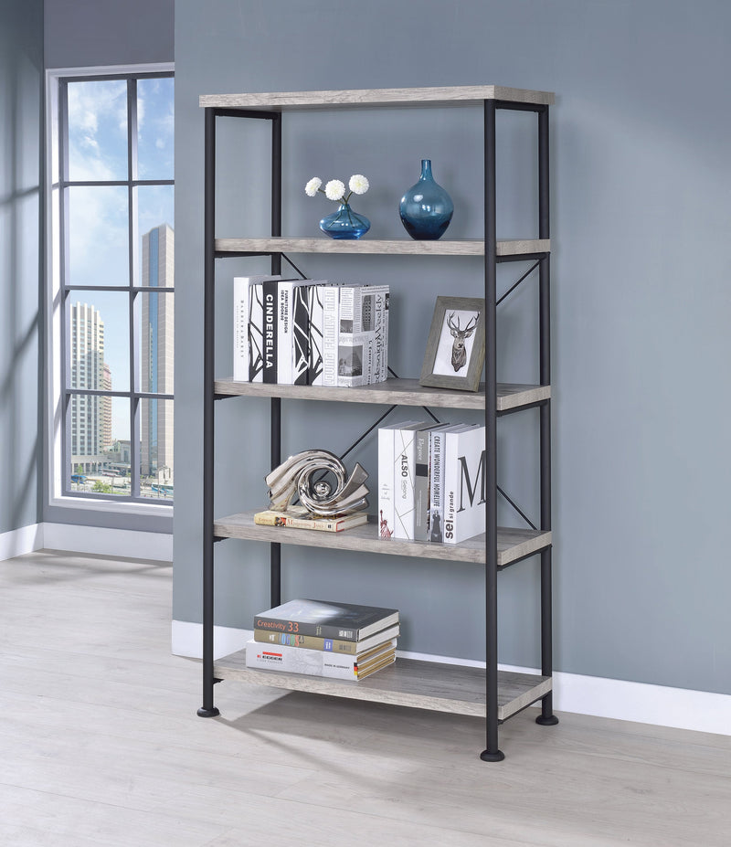 Analiese - Grey Driftwood - Bookcase - Ornate Home