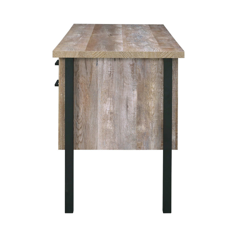 Samson - Weathered Oak - Office Desk - Ornate Home