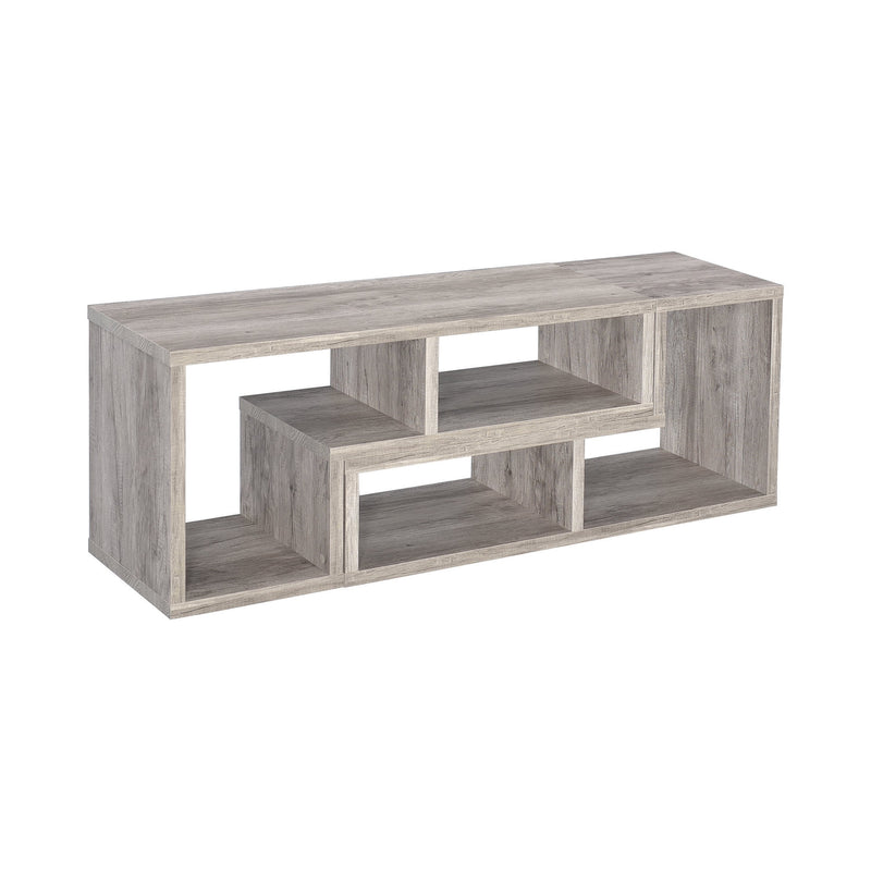 Velma Grey Driftwood Convertable Bookcase & TV Console