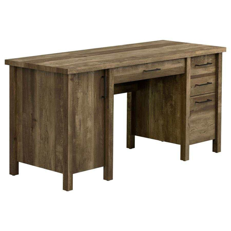 Tolar - Rustic Oak - Office Desk - Ornate Home