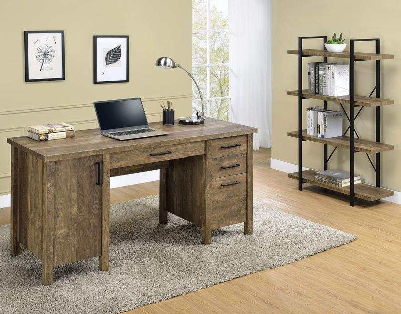 Tolar - Rustic Oak - Office Desk - Ornate Home