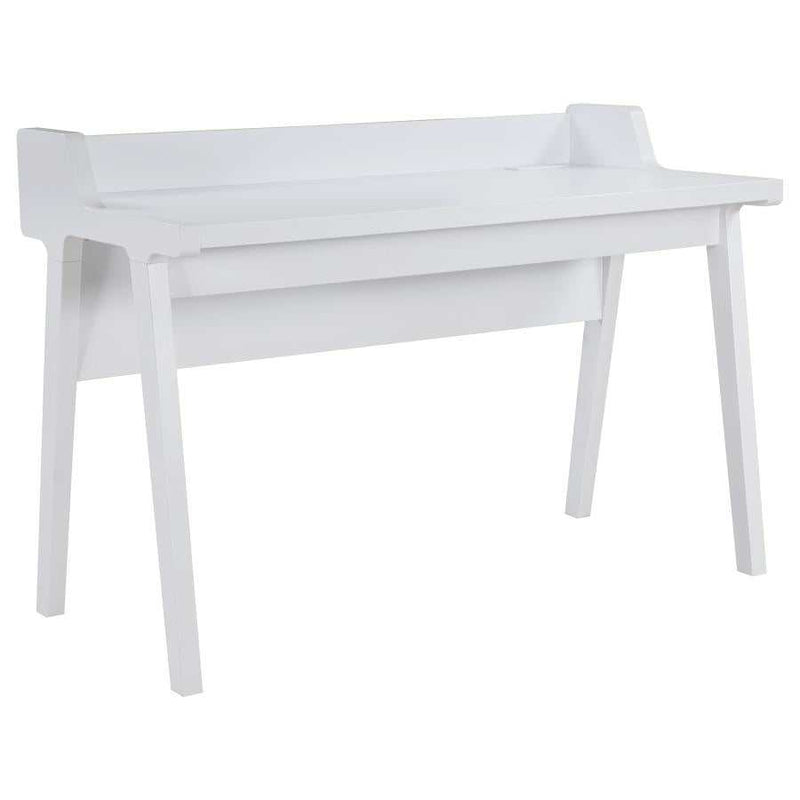 Paiter - White - Writing Desk w/  Power Outlet - Ornate Home