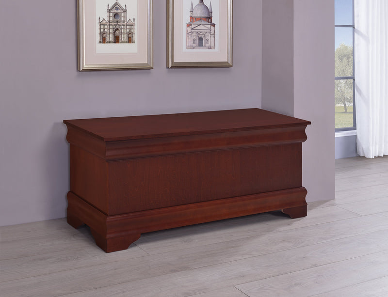 Louis Philippe - Warm Brown - Cedar Chest - Ornate Home