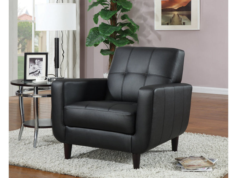 Adyan - Black - Accent Chair - Ornate Home