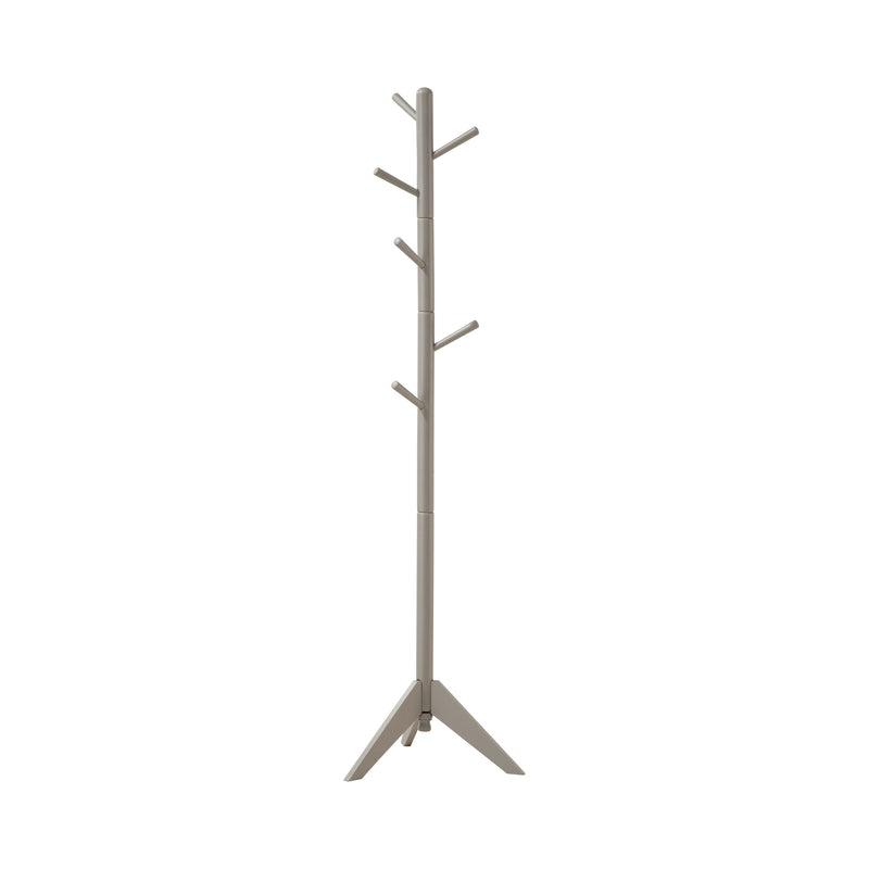 Devlin Grey Coat Rack w/ 6 Hooks