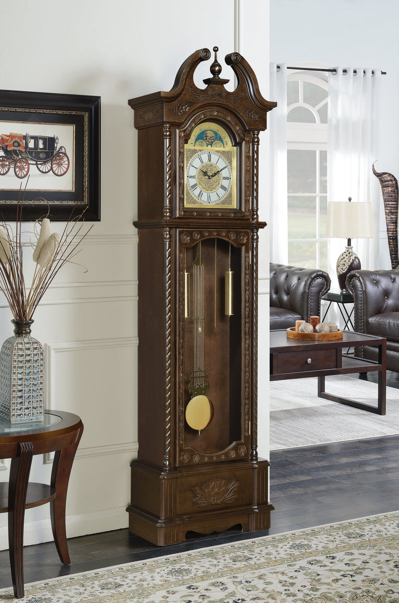 Cedric Golden Brown Grandfather Clock