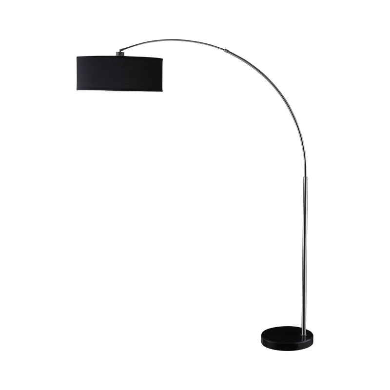 Kacper - Black & Chrome - Floor Lamp - Ornate Home